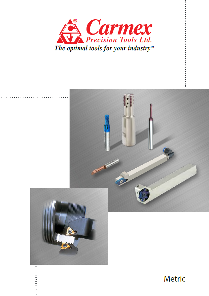 Tools for thread milling and turning Carmex